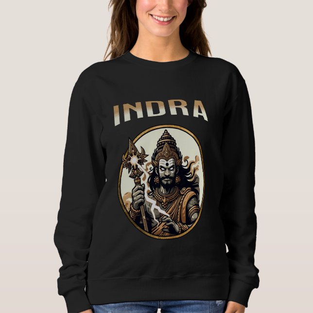 Sweatshirt Dieu hindouiste Indra et roi de l'hindouisme Devas (Devant)
