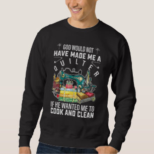 Sweatshirt Dieu Ne M'Aurait Pas Fait Un Chariot S'Il Avait Re