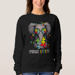 Sweatshirt Différences d'acceptation Elephant Funny Autisme L