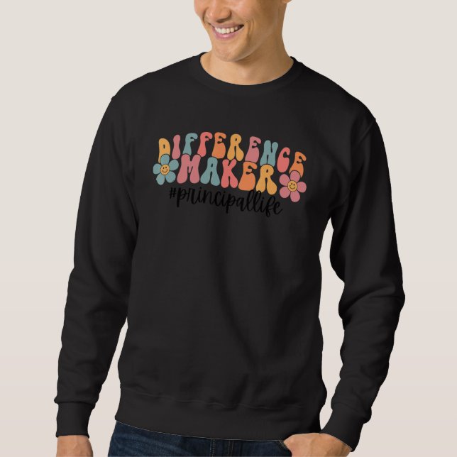 Sweatshirt Différencier Pricnipal Life School Pricnipal (Devant)
