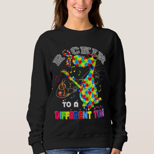 Sweatshirt Différentes Sensibilisations sur l'autisme Tunes P (Devant)