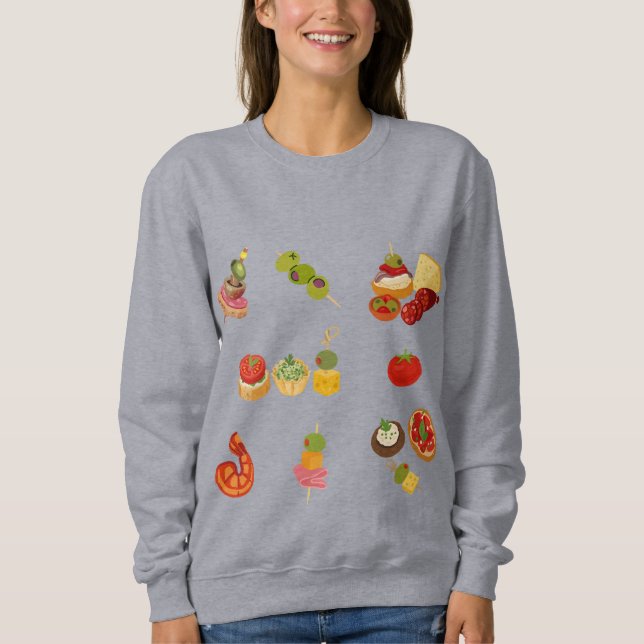 Sweatshirt  Diffusion de tapas espagnoles (Devant)