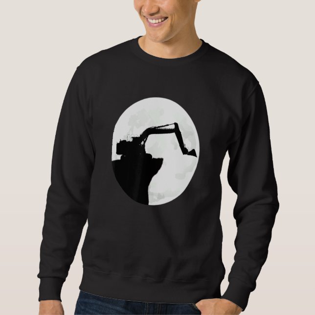 Sweatshirt Digger Driver Excavator Guide Digger Driving (Devant)