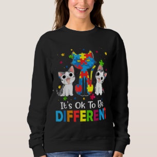 Sweatshirt D'Il Est Ok D'Être Différente Sensibilisation sur