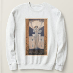 Sweatshirt d'illustration du suffrage de la femme