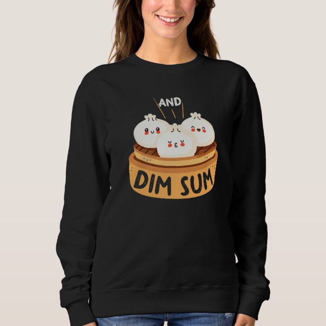 Sweatshirt Dim Sum Asian Food (Devant)