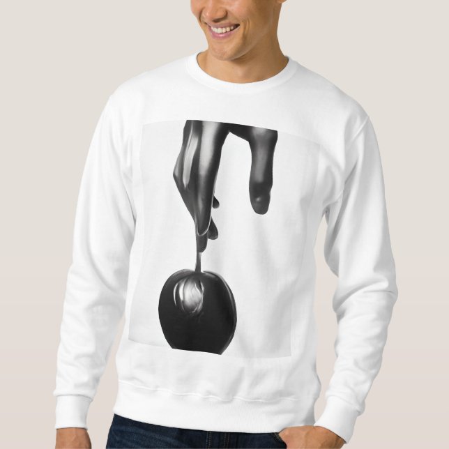 Sweatshirt d'impression surréaliste (Devant)