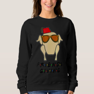Sweatshirt Dinde de Friendsgiving de Thanksgiving pour ami