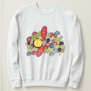 Sweatshirt Dîner de fruits de mer au homard Clambake New Engl