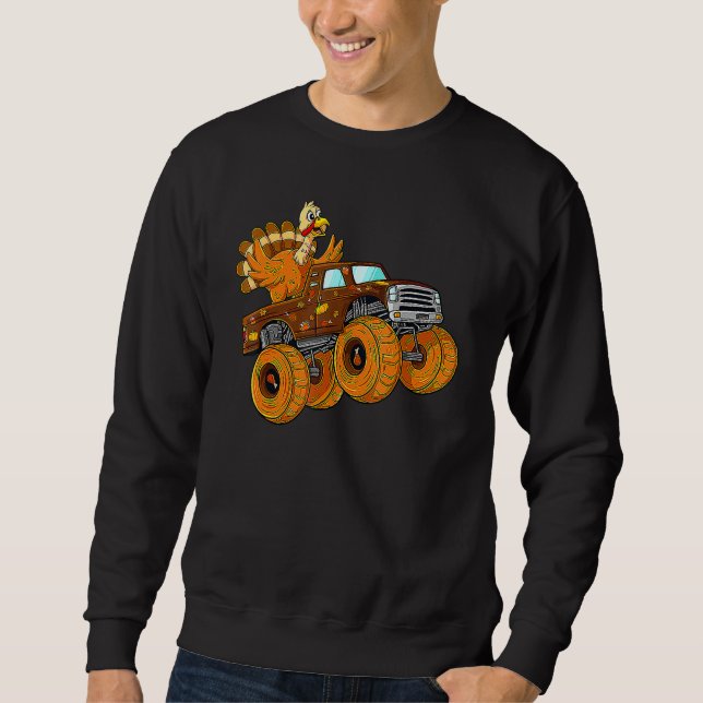 Sweatshirt Dînette de Garçons de Jour de Thanksgiving de Cami (Devant)