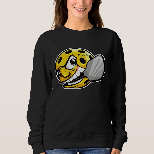 Sweatshirt Dinkz a pickleball pickler who loves to play pickl (Devant)