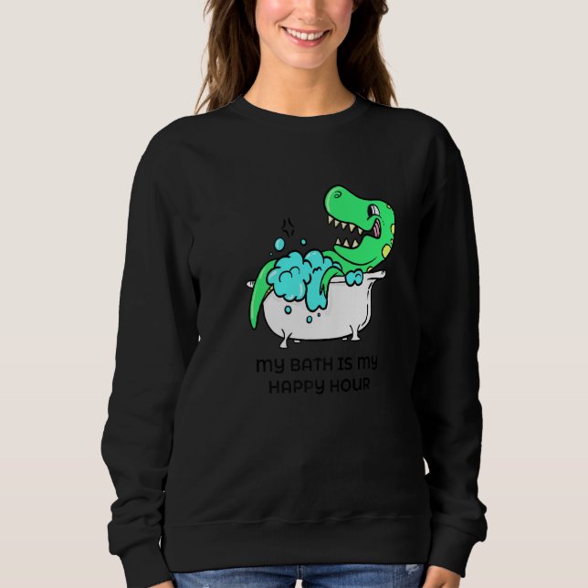 Sweatshirt Dino Bath Joyeux Moments (Devant)