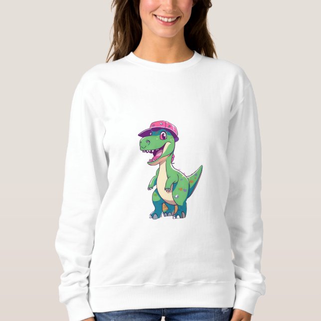 Sweatshirt dino mignon (Devant)