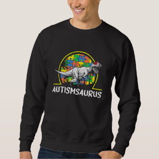 Sweatshirt Dino Saur Sensibilisation sur l'autisme Pour Enfan