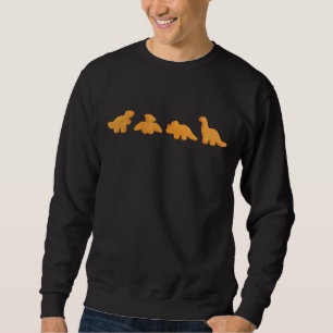 Sweatshirt Dinos Chicken Nuggets Pattern