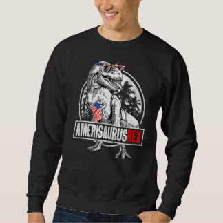 Sweatshirt Dinosaur 4 juillet Garçon Hommes Amerisaurus Rex P