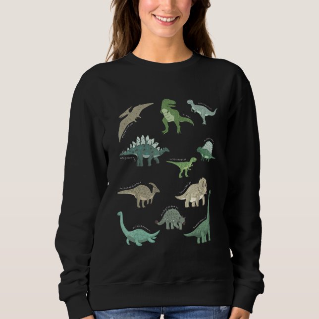 Sweatshirt Dinosaur Enfants Dino Dinosaur Dino 1 (Devant)