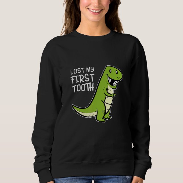 Sweatshirt Dinosaur Fairy Teeth Fairy Pediatricien Dinosaur D (Devant)
