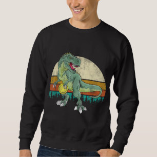 Sweatshirt Dinosaur Joueur Frolf Cadeau T Rex Golfer Dino Ret