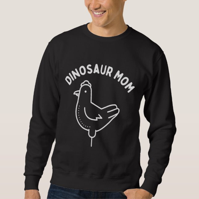 Sweatshirt Dinosaur maman poulet maman (Devant)