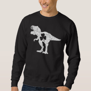 Sweatshirt Dinosaur Rex Jour de la Saint Patrick Adultes Sham