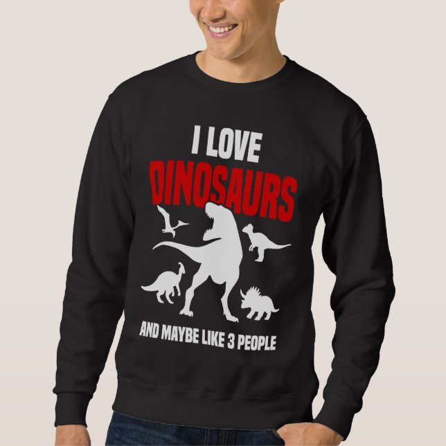 Sweatshirt Dinosaur  Sarcastic Paleontology Rex  Dinosaurs (Devant)