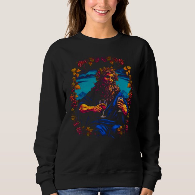 Sweatshirt Dionysus Greek Mythology God of Pleasure (Devant)