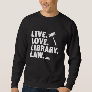 Sweatshirt Diplômé de faculté de droit étudiant en droit simu
