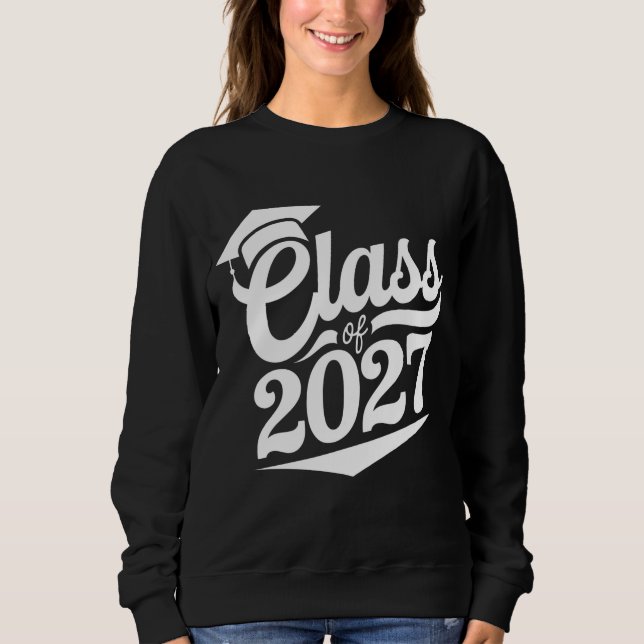 Sweatshirt Diplômé de la promotion 2027 (Devant)