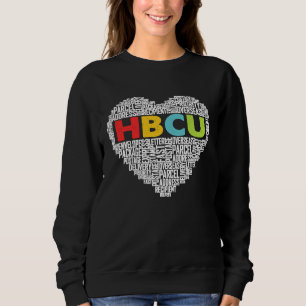 Sweatshirt Diplômé HBCU Costume de diplômé HBCU Lycée  Cœur