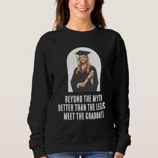 Sweatshirt Diplômé Noir Légendaire