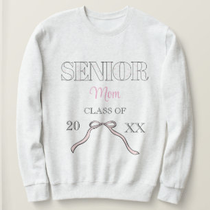 Sweatshirt Diplômée Maman Coquette Senior Arc-en-ciel Rose Pe