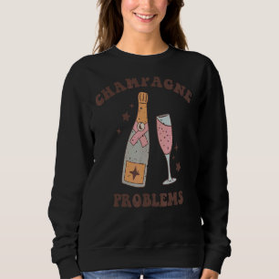 Sweatshirt Dire La Fête Du Champagne Pour Les Femmes