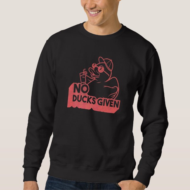 Sweatshirt Dire qu'aucun canard n'a 20 (Devant)