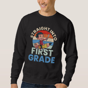 Sweatshirt Directement en première année Cadeau pour enfants