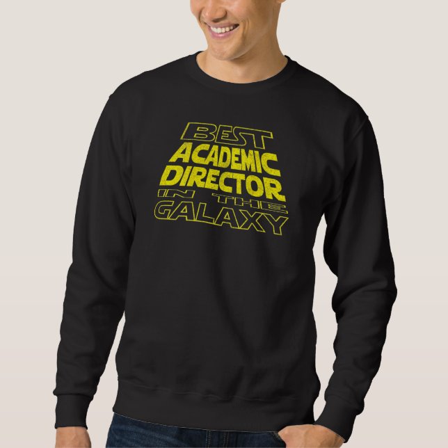 Sweatshirt Directeur académique Conception de l'arrière de l' (Devant)