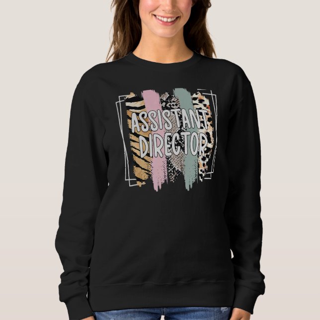 Sweatshirt Directeur adjoint Day Meilleur directeur adjoint (Devant)