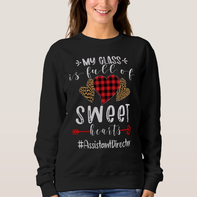 Sweatshirt Directeur Adjoint Ma Classe Est Pleine De Coeur Su (Devant)