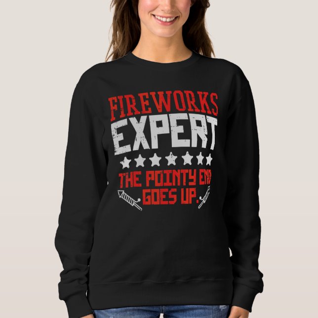 Sweatshirt Directeur de Feu d'Artifice Expert Quatre Juillet  (Devant)