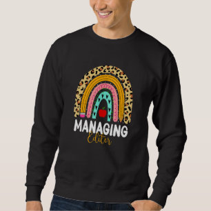 Sweatshirt Directeur Rainbow News Media Production Comm