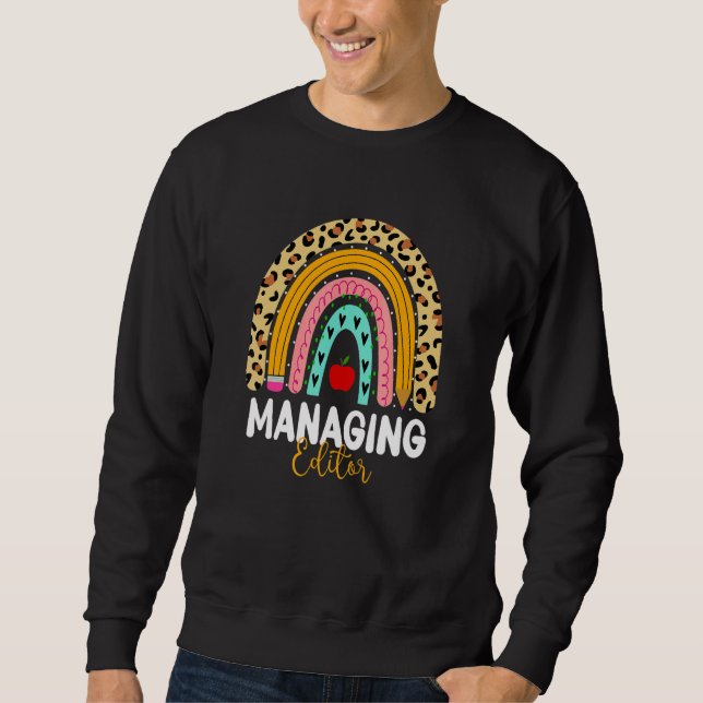 Sweatshirt Directeur Rainbow News Media Production Comm (Devant)