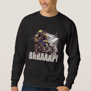 Sweatshirt Dirt Bike Brraaap Motocross Outdoor Pour Hommes Fe