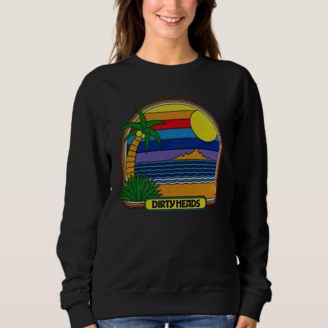Sweatshirt Dirty Heads Retro Beach (Devant)