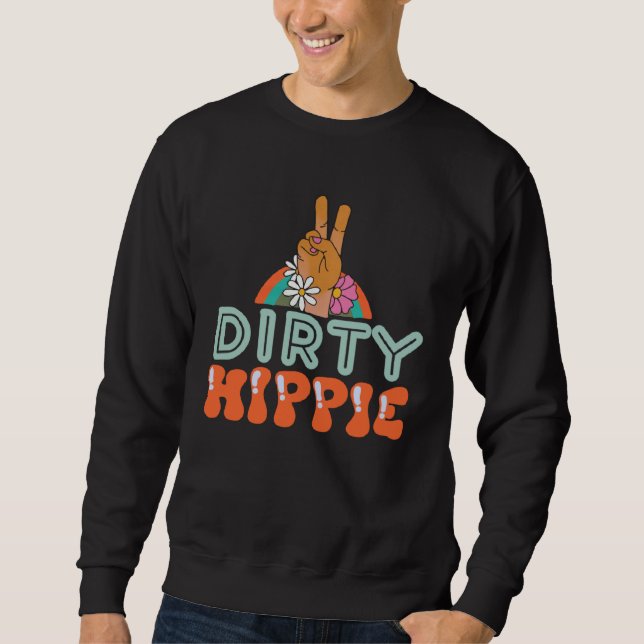 Sweatshirt Dirty Hippie BoHo Hippie (Devant)