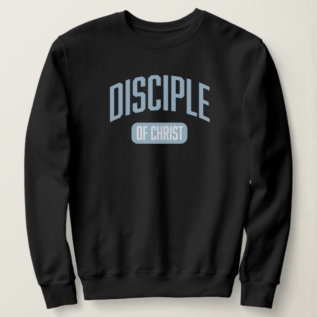 Sweatshirt Disciple bleu clair (Design devant)