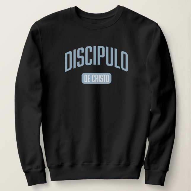 Sweatshirt Disciple bleu clair (espagnol) (Design devant)