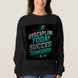 Sweatshirt 🏃 Discipline Aujourd'hui Réussite Demain Motivati
