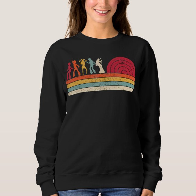Sweatshirt Disco Danses de style rétro des années 1970 les an (Devant)