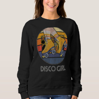 Sweatshirt Disco Girl 70's 80's Disco Vintage 1