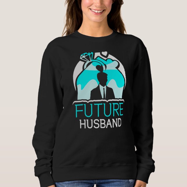 Sweatshirt Discours de fête de mariage du futur marié enterre (Devant)